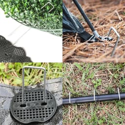 Grondankers voor Worteldoek en Tuinvlies - 50 Stuks 150 mm Lang met Bufferwasherset — thumbnail 2