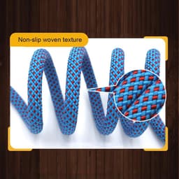 Waslijn Touw van 10M/15M/20M met Clips - Roestbestendig en Weerbestendig Touw voor Buitengebruik en Tuin — thumbnail 2