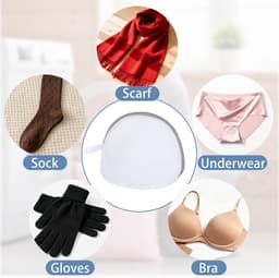 Solidchoice - Set van 4 Ondergoed Wasnetten met Rits — thumbnail 3