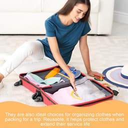 Dailygoods - 4 stuks netwaszakken voor delicate was – ademend fijn gaas – beschermt lingerie, bh’s, sokken en babykleding – met ritssluiting – wasmachine- en drogerbestendig — thumbnail 2