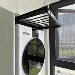 Uittrekbaar Droogrek - Kast Organizer - Ruimte Besparen - Verstelbare Lengte - 44-54 cm Diep - Aluminium — thumbnail 1