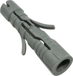 Universele pluggen set - Ankers pluggen - Muurbevestiging klussen - Geribbeld anti-rotatie ontwerp - Ø 5 x 25 mm - Grijs — thumbnail 1