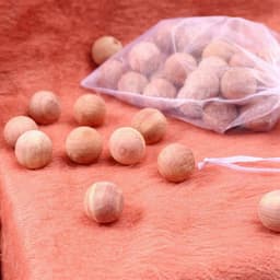 Natuurlijke geurblokken - Kledingbeschermers - Kasten opfrissen - Absorbeert vocht geuren - 96 stuks - Houtkleur — thumbnail 3