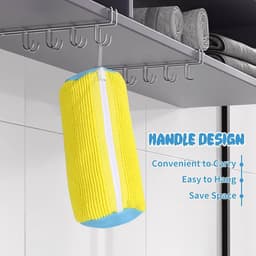Herbruikbare Schoenwaszakken 2-Pack van Microvezel met Onzichtbare Rits voor Sportschoenen en Netjeschoenen, Ideaal voor Wasmachine en Bescherming — thumbnail 3