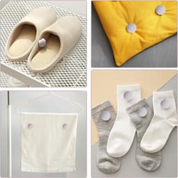 SnelShoppen - 24 Stuks Duvet Clips, Bedcover Klemmen, Antislip Mushroom Design, Ideaal voor Dekbed en Beddengoed, Perfect voor Thuisgebruik — thumbnail 3