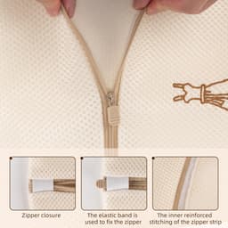 Solidchoice - Set van 4 Waszakken voor Voorkeurige Kleding — thumbnail 4