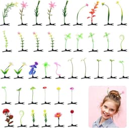 Bekecidi 40pcs Bean Sprouts Hair Clips Funny Plant Hairpins Small Grass Sprout Clips Flower Butterfly Hair Barrettes - ShopVlot — thumbnail 1