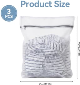 Solidchoice - 3 Stuks Wasnet voor Delicate Kleding — thumbnail 3