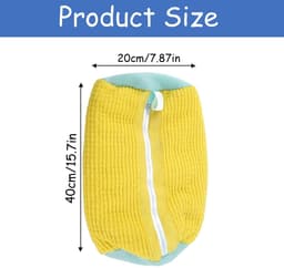 Solidchoice - Vastsea Schoenpoetszak, Schoenpoetszak voor Wasmachine, Waszak voor Schoenen, Herbruikbare Schoenwaszak voor Alle Schoensoorten en Maten, Geel, Eenvoudige Stijl — thumbnail 3