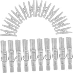 Mini Kledinghangers - Kleine Knijpers - Foto's Ophangen - Veelzijdige Clips - 50 Stuks - Transparant — thumbnail 1