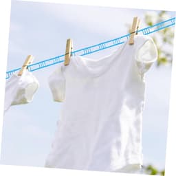 Draagbare Waslijn - Kledinglijn Outdoor - Kleding Drogen - Verstelbaar Nylon - 3 Rollen - Diverse Kleuren — thumbnail 2