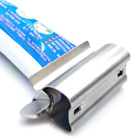 Dailygoods- Tandpastabuis Knijper 2 Stuks - Roestvrij Staal - Multifunctioneel - Handig in Gebruik - Duurzaam - Geschikt voor Buis van 3,15 Inch - Tandpastadispencer — thumbnail 4