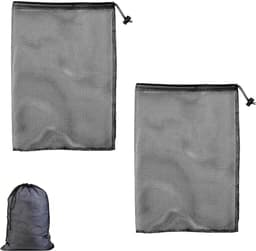 Grote Wasnetzakken met Trekkoord - Set van 2, 70x90cm, Ideaal voor Kleding, Beddengoed en Speelgoed — thumbnail 1