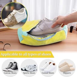 Waszak met Rits, Herbruikbare Waszak voor Schoenen, Polyester, 39 x 19 cm, Ideaal voor Wassen en Beschermen van Kleding — thumbnail 5