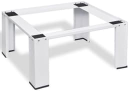 Wasmachine Onderstel - Apparaat Verhoger - Comfortabel Wassen - Stabiele Stalen Constructie - 63 x 54 x 31 cm - Wit — thumbnail 4