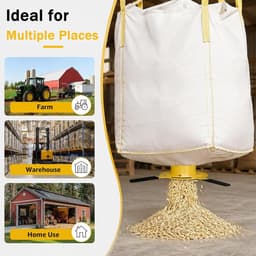 Big Bag Graanlosser - Doseerapparaat Stalen Klep - Materiaal Efficiënt Lossen - Ultra-scherpe Beitelpunt — thumbnail 3