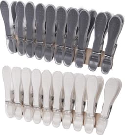 Wasknijpers Plastic 20 stuks - Set - Wasgoedknijpers - Knijpers voor Wasrek - Laundry — thumbnail 1