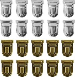 JGS ® Metalen Sloten voor Tassen - Set van 20 Stuks in Twee Kleuren — thumbnail 1