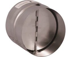 Buisverbinder Aluminium vlinderklep doorsnede 125 mm