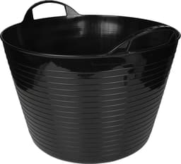 Benson Flexibele opbergmand - 22 liter - zwart - met draaghengsels - veelzijdig gebruik — thumbnail 1