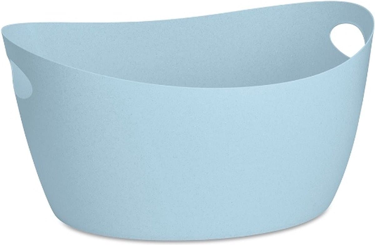 Wasmand, Opbergmand, 15 L, Organic Recycled, Natuur Bloemen Blauw - Koziol | Bottichelli L — afbeelding 1