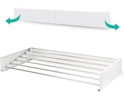 Equivera Wanddroogrek - Wanddroogrek Inklapbaar - Droogrek - Wand Droogrek - Wasrek Hangend - Schuifbaar