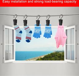 50 Stuks Gordijnclips Metalen Ophanghaken, Gordijnclips met Haken, Gordijnhangers Clips, voor Slaapkamer, Badkamer, Huisdecoratie, Zwart — thumbnail 5