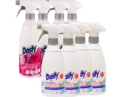 Dasty TEXTIEL Pakket LARGE: Professionele Vlekkenverwijderaar + Zweet- en deodorantvlekken verwijderaar: 4+4 stuks