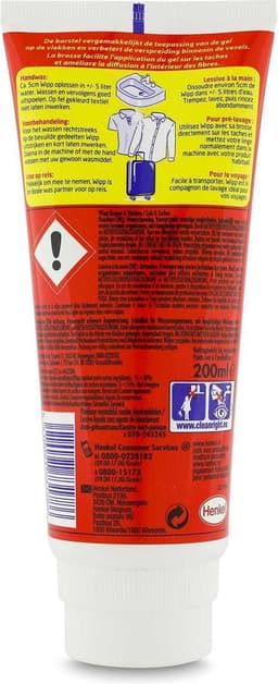 Wipp kragen & vlekken Tube - 2 x 200 ml — thumbnail 2