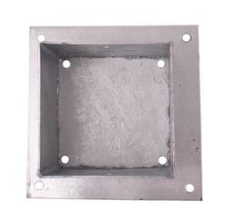 Paalhouder op plaat 101 mm — thumbnail 4