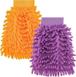 - dubbelzijdige microvezel washandschoen voor autoreiniging - 2 stuks — thumbnail 1