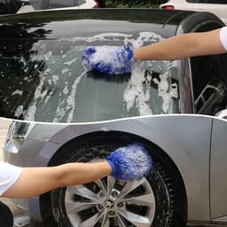 4 stuks autoreinigingshandschoenen, autoreinigingsgereedschap, autowasbenodigdheden, dubbelzijdige autowashandschoenen, auto-onderhoudsaccessoires — thumbnail 2