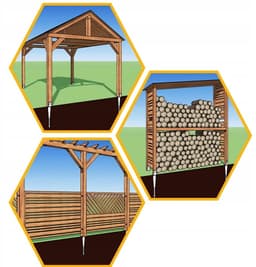 Domax Serie - Stalen Schroefbare Basis voor Palen - 70x685mm - Eenvoudige Installatie — thumbnail 2