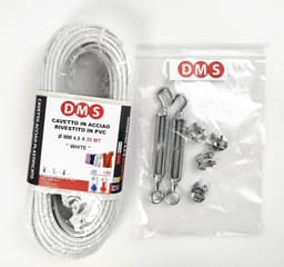 Waslijn Staal - Gecoate Kabel - Buiten Ophangen - Vorstbestendig PVC - 20 Meter - Zwart — thumbnail 4