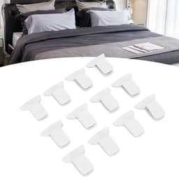 Dekbedclips voor Dikke Dekbed - 12 Stuks - Dekbedbevestigingsclips - Lakenbevestigingsclip - Beddengoedaccessoires - Lichtgewicht en Praktisch - Beddengoedclips — thumbnail 1