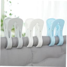9 stuks- wasknijpers-wasknijpers kunststof -wasknijpers groot-wasknijpers plastic -Strandhanddoekclips- Quiltclips-Strandlaken Knijpers -Winddicht-Handdoekknijpers-Voor Strandlaken, Beddengoed En Dikke Kleding-Meerkleurig — thumbnail 3