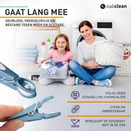 Wasknijpers Bloem - 48 Stuks - Duurzaam - Soft Clips - UVA/UVB-bestendig - Vorst- en Roestbestendig - Robuust Plastic - Wasknijper — thumbnail 2