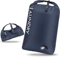 SnelShoppen - Travel Laundry Bag, Vacuüm Compressie Waszak, Waterdichte Opbergtas voor Vuile Kleding, Geurvrij, Ruimtebesparend, Ideaal voor Camping, — thumbnail 1