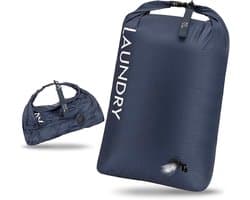 SnelShoppen - Travel Laundry Bag, Vacuüm Compressie Waszak, Waterdichte Opbergtas voor Vuile Kleding, Geurvrij, Ruimtebesparend, Ideaal voor Camping,