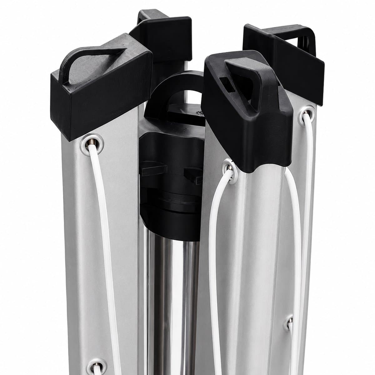 Brabantia Droogmolen Eindkap - Brabantia Roterende Waslijn Eind Cap - Topspin - Lift-O-Matic - Beschermkap Voor Droogmolen Arm - Vervangingsonderdeel Waslijn - Weerbestendig - Duurzaam - Set Van 4 Stuks - Zwart — afbeelding 1
