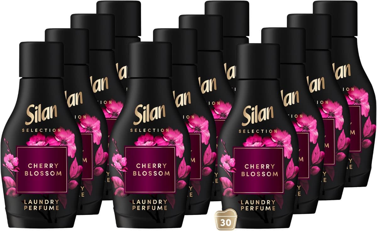 Silan Wasparfum - Floral Essences - Cherry Blossom 540ml - 12x 30 Wasbeurten - Voordeelverpakking — afbeelding 1