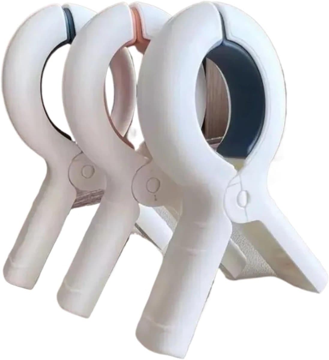 Wasknijpers Kunststof - Handdoek Klemmen - Kleding Drogen - Sterke Veerkracht - 5 Stuks - Geel — afbeelding 1