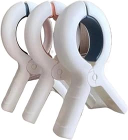 Wasknijpers Kunststof - Handdoek Klemmen - Kleding Drogen - Sterke Veerkracht - 5 Stuks - Geel — thumbnail 1