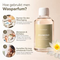SteamStory Luxe Wasparfum Diamond - Frisse geur met witte musk & citrus - 250 ml — thumbnail 3