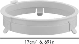 Koppelring Mobiele Airco - Slangadapter Rond - Aansluitring Afvoerslang - Connector Machinezijde & Raamkit - Kunststof - 150 mm - Wit — thumbnail 5