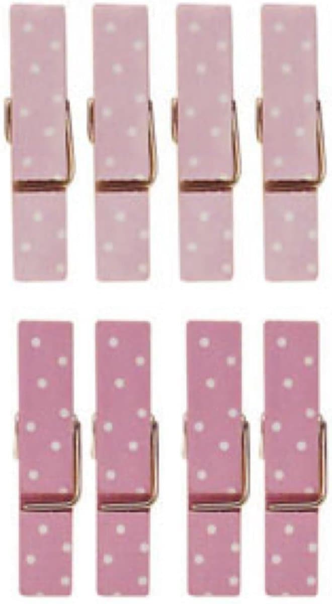 Mini Wasknijpers - Magnetische Knijpers - Decoratie Bevestigen - Met Magneet - 35 cm - Roze — afbeelding 1