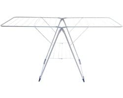 Inklapbaar Droogrek - 10 Meter Drooglengte - 152 x 50 x 87 cm - Wit