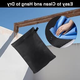 Set van 2 Waterdichte Waszakken voor Vochtige Kleding, Ideaal voor Badkleding, Sportkleding en Strandhanddoeken, Herbruikbare Organizer met Rits van 39.5×27.5cm — thumbnail 2