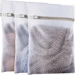 Waszakken van mesh, wasnet met ritssluiting voor delicate kleding, beha, lingerie, ondergoed, schoenen — thumbnail 1