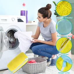 Dailygoods- Waszak Schoenen Herbruikbaar - Waszak met Rits - Waszakken voor Wasgoed - Wasnet - Waszak Groot - Geschikt voor Wasmachine — thumbnail 2